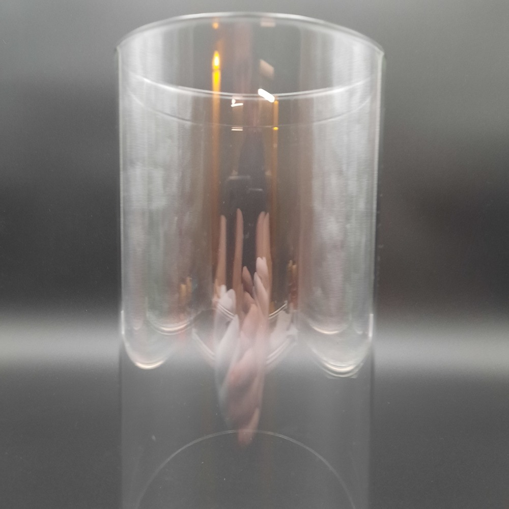 Clear Glass Hurricane Candle Lantern Cylinder Shade 10" Tall Open Top‎ - Picture 3 of 4